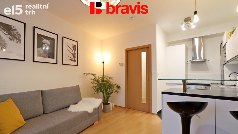 Pronájem byty 2+kk, 50 m² - Brno - Trnitá