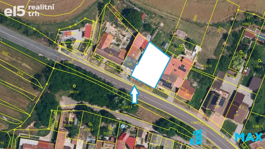 Prodej pozemky pro bydlení, 373 m² - Hluboké Mašůvky
