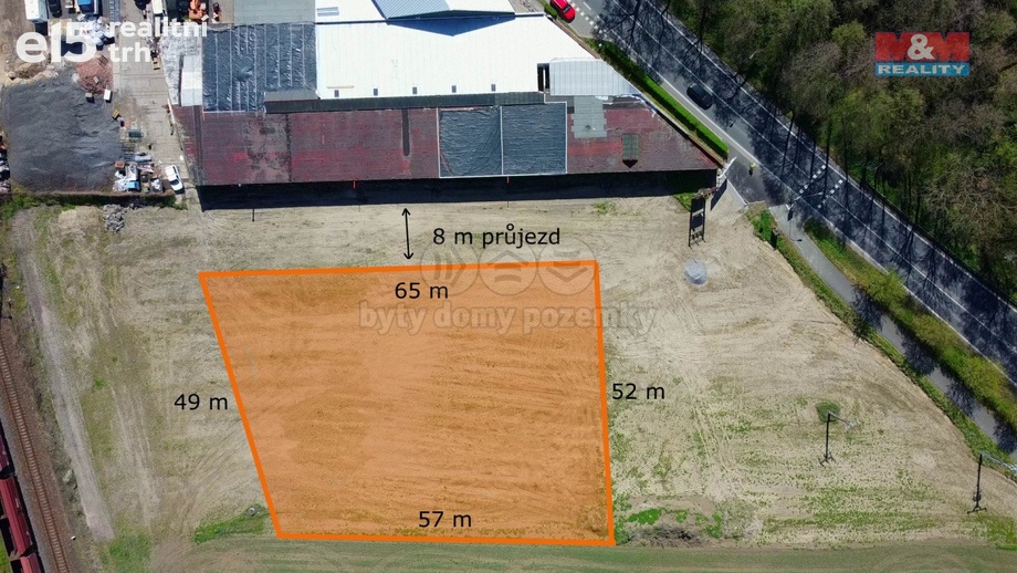 Pronájem pozemky pro komerční výstavbu, 3 200 m² - Velký Osek