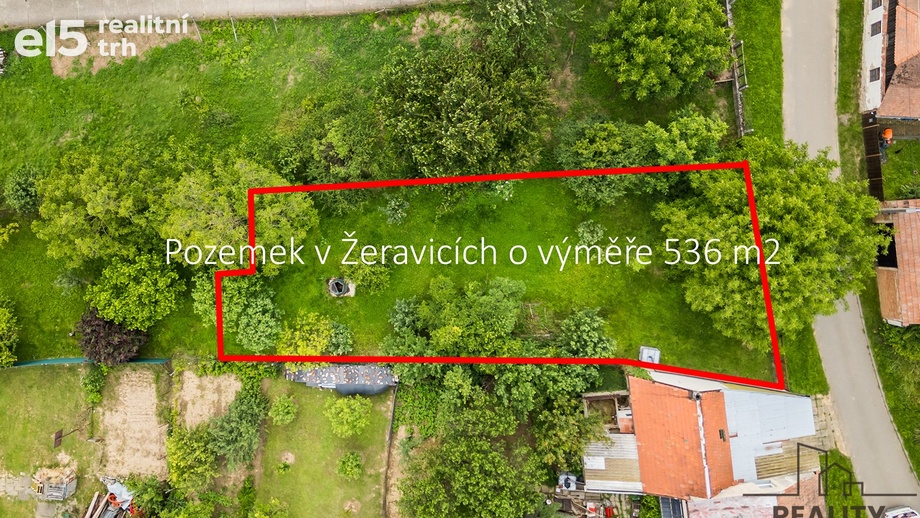 Prodej pozemky pro bydlení, 536 m² - Žeravice u Kyjova