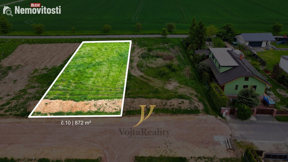 Prodej stavebního pozemku 780 m², Majetín