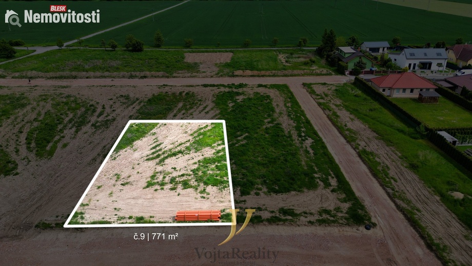 Prodej stavebního pozemku 780 m², Majetín