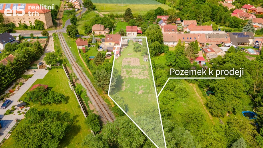 Prodej stavebního pozemku 1 827 m², Zlonice - Břešťany