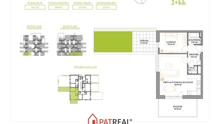 Prodej bytu 2+kk 94 m², Brno - Žebětín