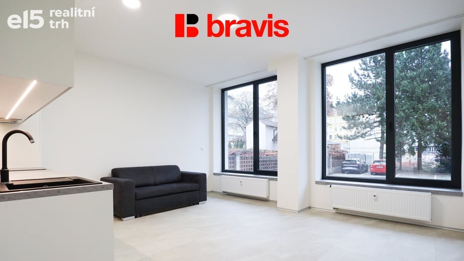 Pronájem byty 1+kk, 39 m² - Brno - Zábrdovice