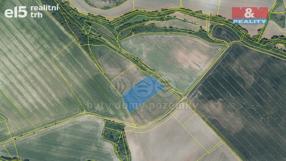Prodej zemědělská půda, 9 463 m² - Libořice - Železná