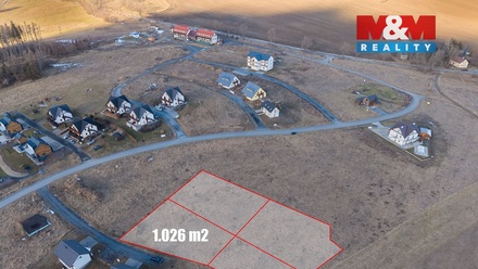 Prodej stavebního pozemku 1 026 m², Václavov u Bruntálu