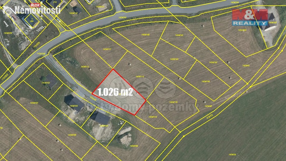 Prodej stavebního pozemku 1 026 m², Václavov u Bruntálu - Horní Václavov