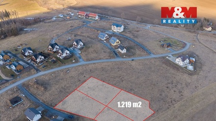 Prodej stavebního pozemku 1 219 m², Václavov u Bruntálu
