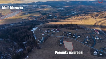 Prodej stavebního pozemku 1 219 m², Václavov u Bruntálu