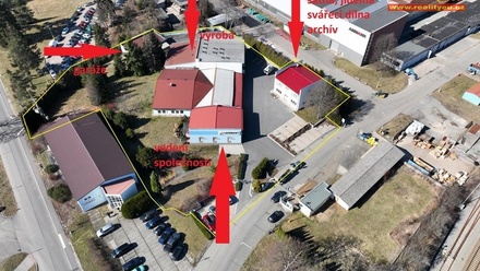 Prodej výrobního prostoru 1 944 m², Nové Město nad Metují