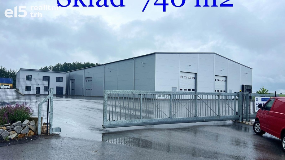 Pronájem sklady, 740 m² - Roudná