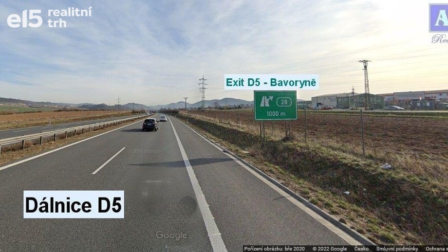 Prodej pozemky pro komerční výstavbu, 10 378 m² - Bavoryně - Průmyslová zóna