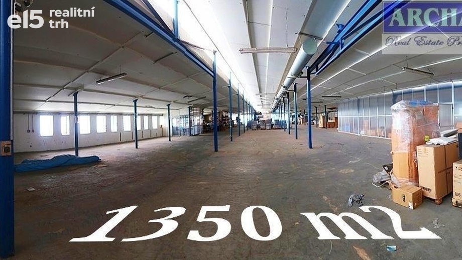 Pronájem sklady, 1 350 m² - Neumětely