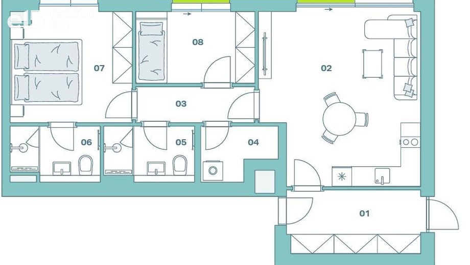 Prodej byty 3+kk, 85 m² - Praha - Hodkovičky