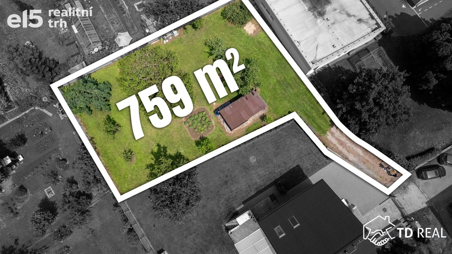 Prodej pozemky pro bydlení, 759 m² - Rajhrad