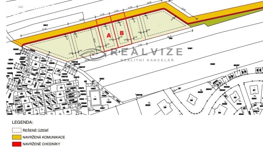 Prodej pozemky pro bydlení, 655 m² - Dolní Třebonín
