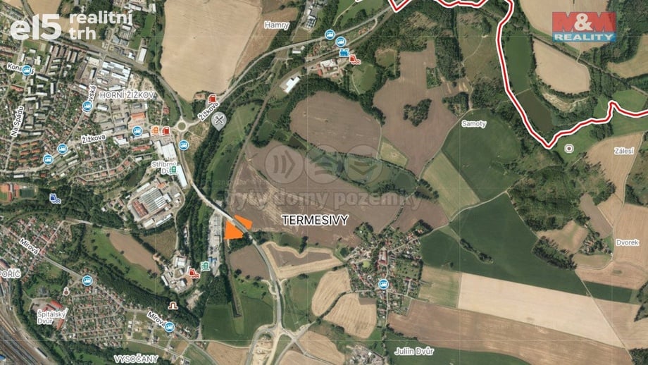 Prodej zemědělská půda, 4 921 m² - Havlíčkův Brod - Termesivy