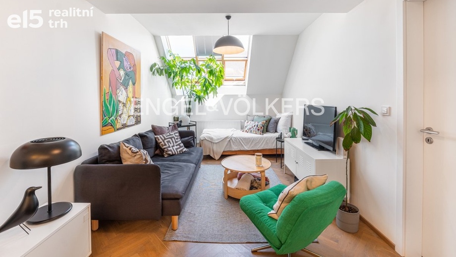 Pronájem byty 2+kk, 55 m² - Praha - Smíchov