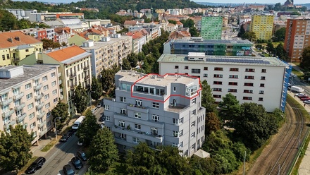Prodej atypického bytu 90 m², Brno - Staré Brno