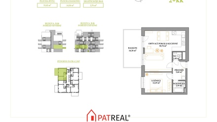 Prodej bytu 2+kk 67 m², Brno - Žebětín
