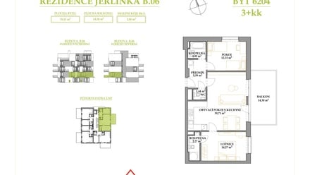 Prodej bytu 3+kk 85 m², Brno - Žebětín