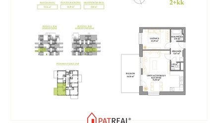 Prodej bytu 2+kk 68 m², Brno - Žebětín