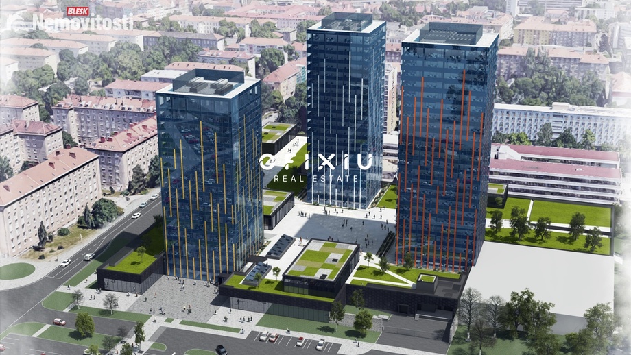 Pronájem kanceláře 1 000 m², Brno - Žabovřesky