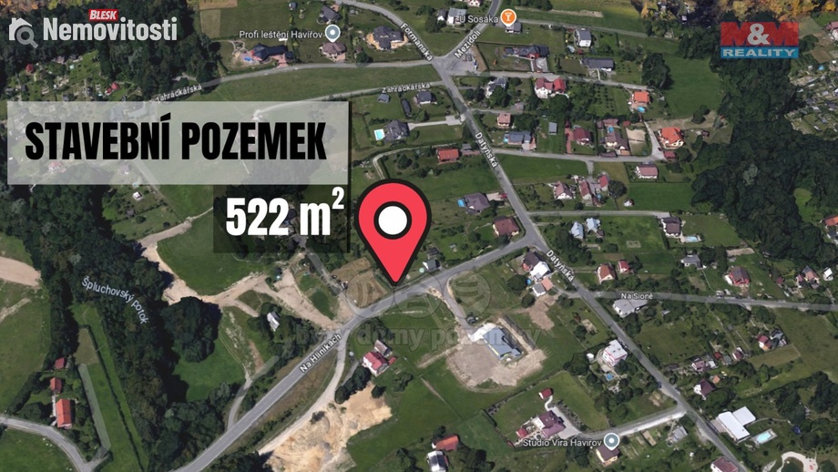 Prodej stavebního pozemku 522 m², Havířov