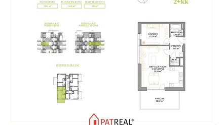 Prodej bytu 2+kk 67 m², Brno - Žebětín