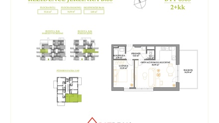 Prodej bytu 2+kk 67 m², Brno - Žebětín