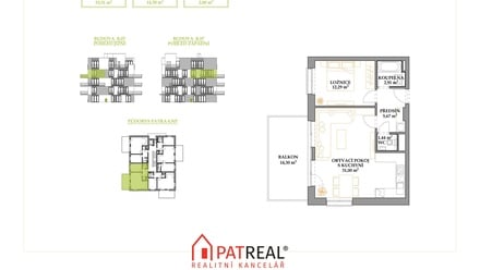 Prodej bytu 2+kk 68 m², Brno - Žebětín