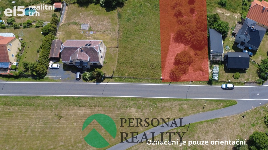 Prodej stavebního pozemku 1 041 m², Chyše