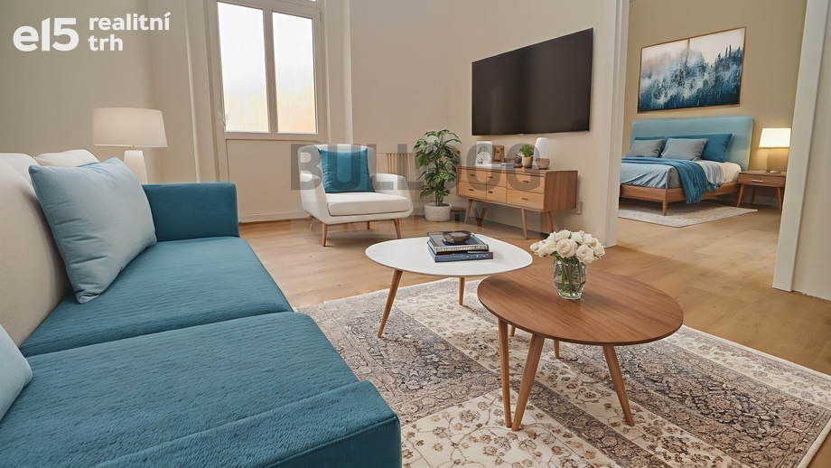 Pronájem byty 2+kk, 31 m² - Praha - Libeň
