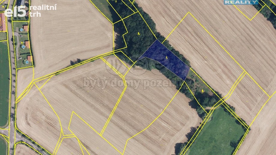 Prodej lesy, 2 585 m² - Železnice - Cidlina