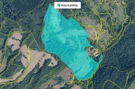 Prodej lesa 123 694 m², Děčín - Březiny u Děčína