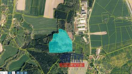 Prodej lesa 40 017 m², Ješetice