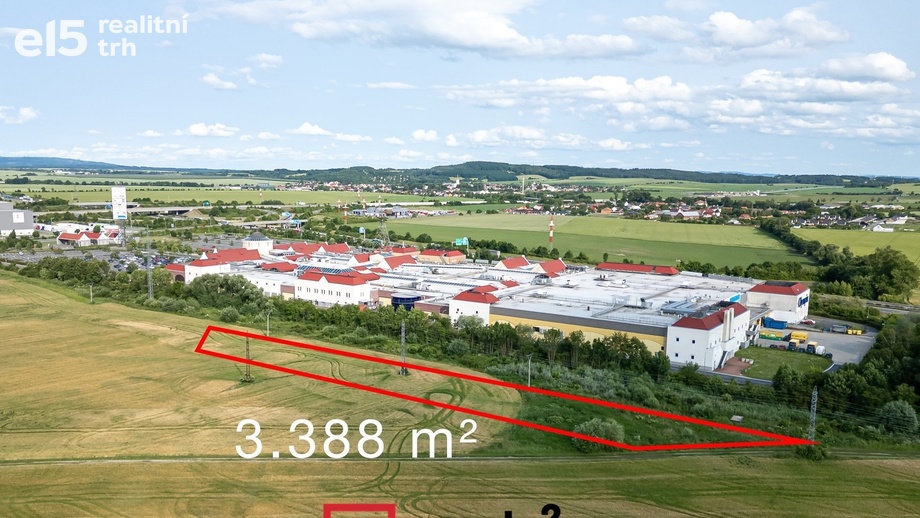 Prodej pozemky pro komerční výstavbu, 3 388 m² - Olomouc