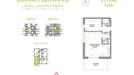 Prodej bytu 2+kk 67 m², Brno - Žebětín