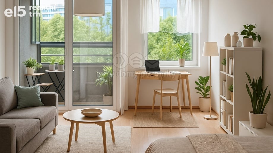 Pronájem byty 1+kk, 42 m² - Praha - Letňany