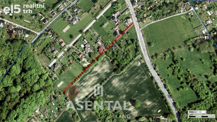 Prodej ostatní pozemky, 1 072 m² - Orlová