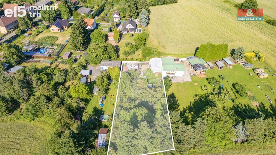 Prodej stavebního pozemku 1 580 m², Lubná