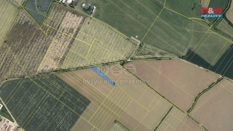 Prodej pole 8 491 m², Prostějov - Žešov