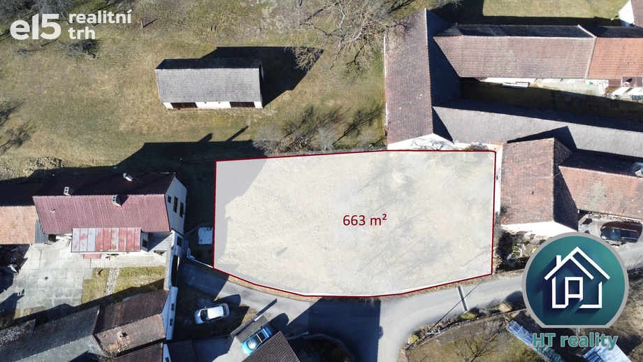 Prodej pozemky pro bydlení, 663 m² - Trhové Sviny - Otěvěk