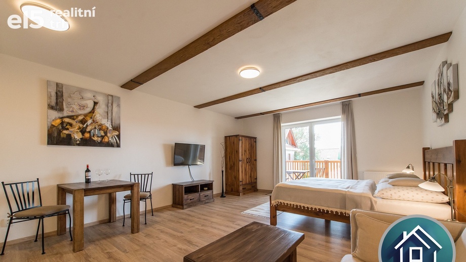 Prodej byty 1+kk, 46 m² - Lipno nad Vltavou