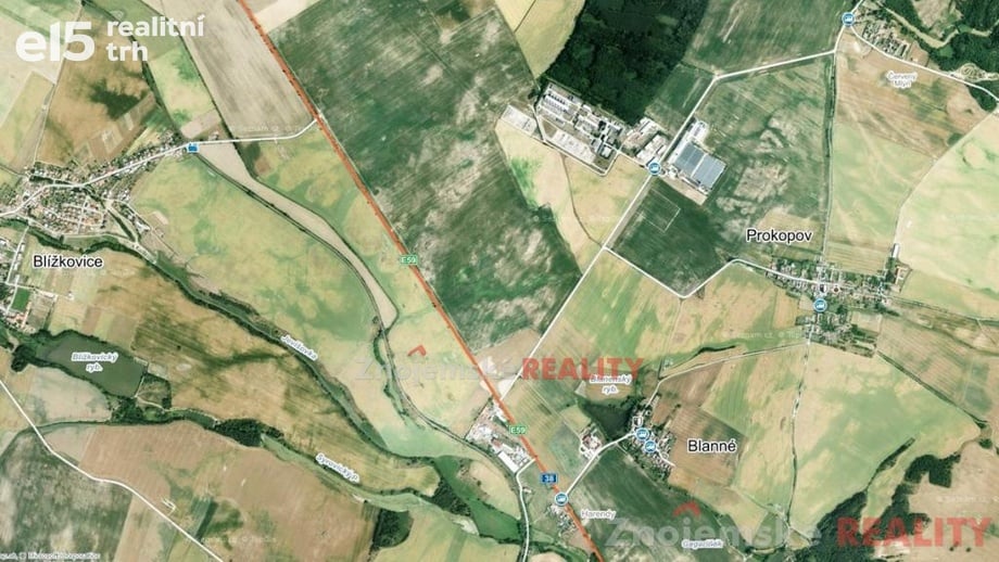Prodej zemědělská půda, 24 000 m² - Blanné