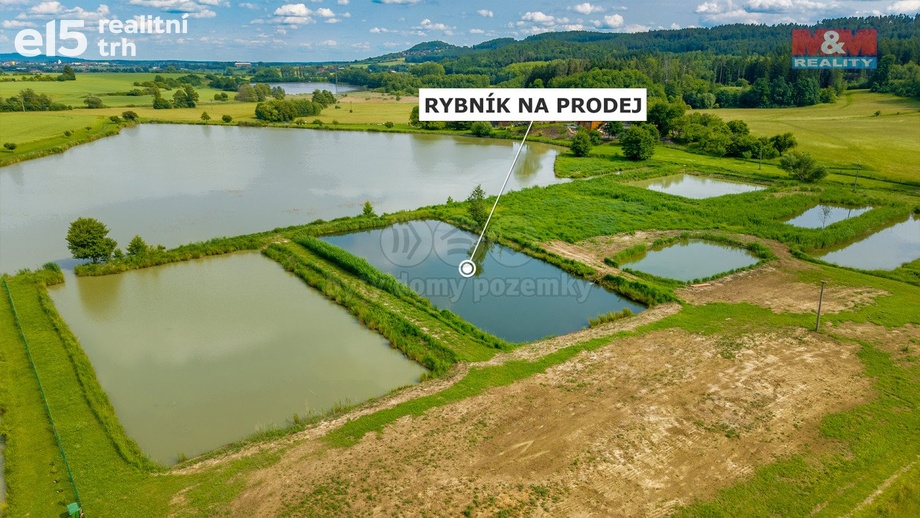 Prodej rybníku 3 377 m², Ostružno