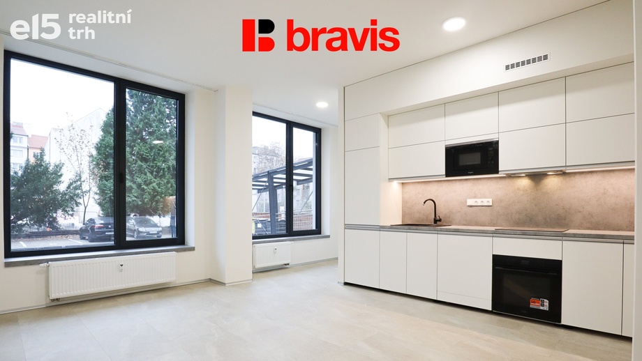 Pronájem byty 1+kk, 35 m² - Brno - Zábrdovice