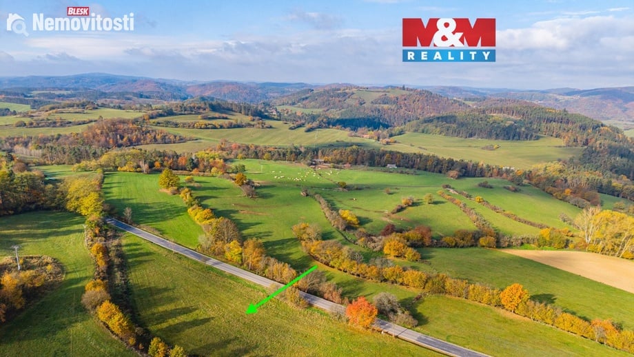 Pronájem stavebního pozemku 770 m², Milešov