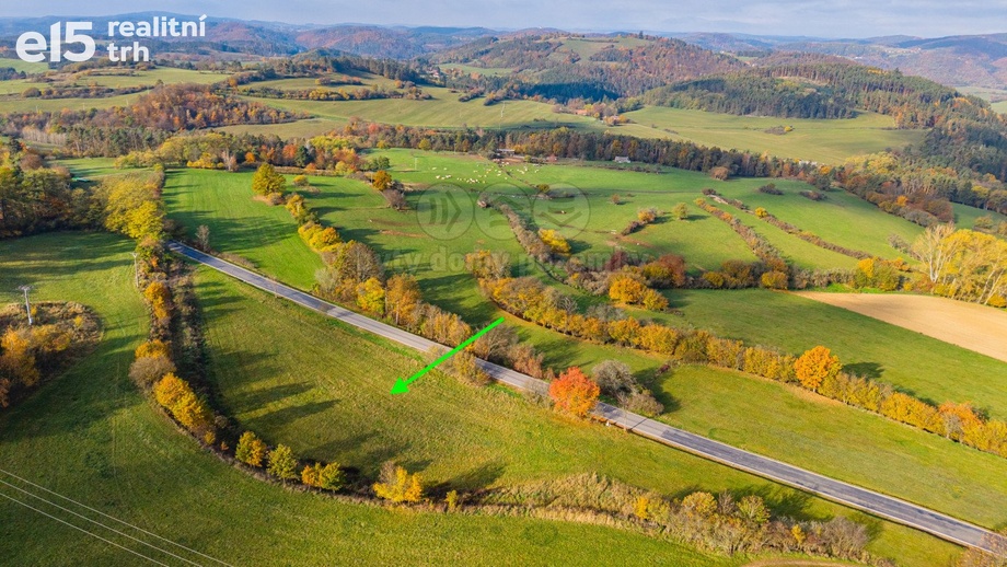 Pronájem stavebního pozemku 770 m², Milešov